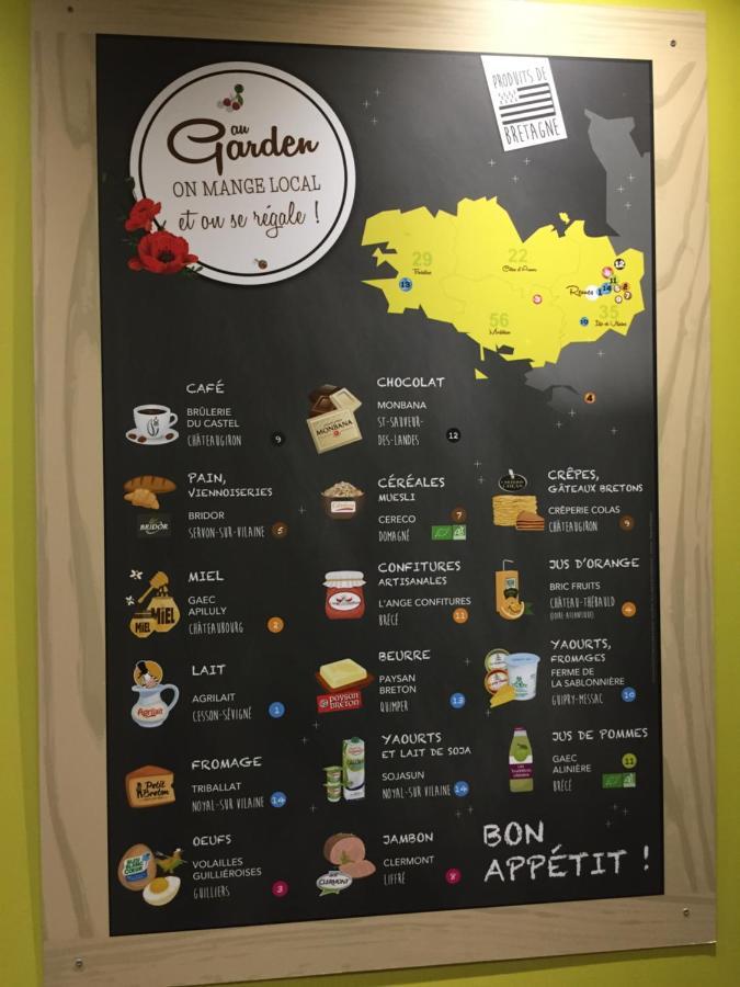 Garden Apparts Rennes Centre Gare 외부 사진